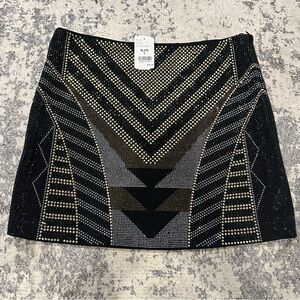 NWT FATE by LFD Studded Mini Skirt – Size Large